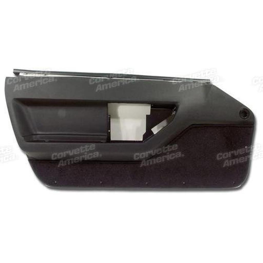 Corvette Door Panel. Black LH: 1984-1989