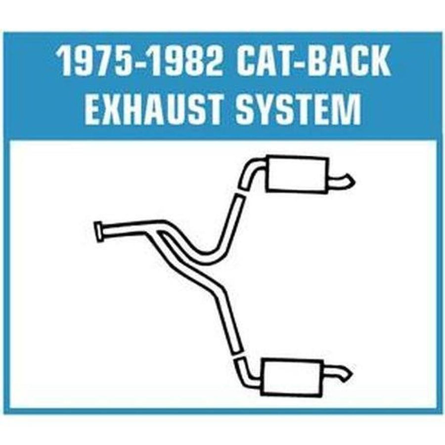 1978-1981 Corvette C3 Exhaust System - Converter Back