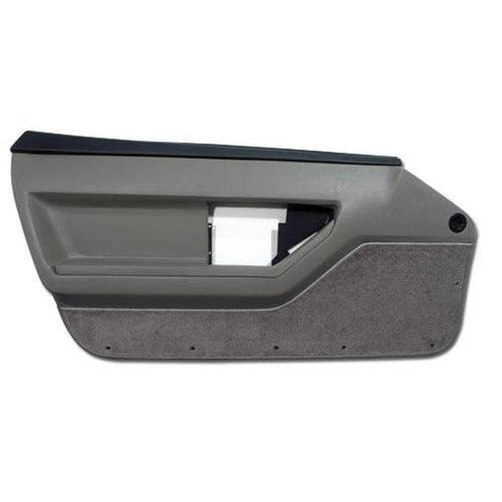 Corvette Door Panel. Gray Deluxe Convertible LH: 1988-1989