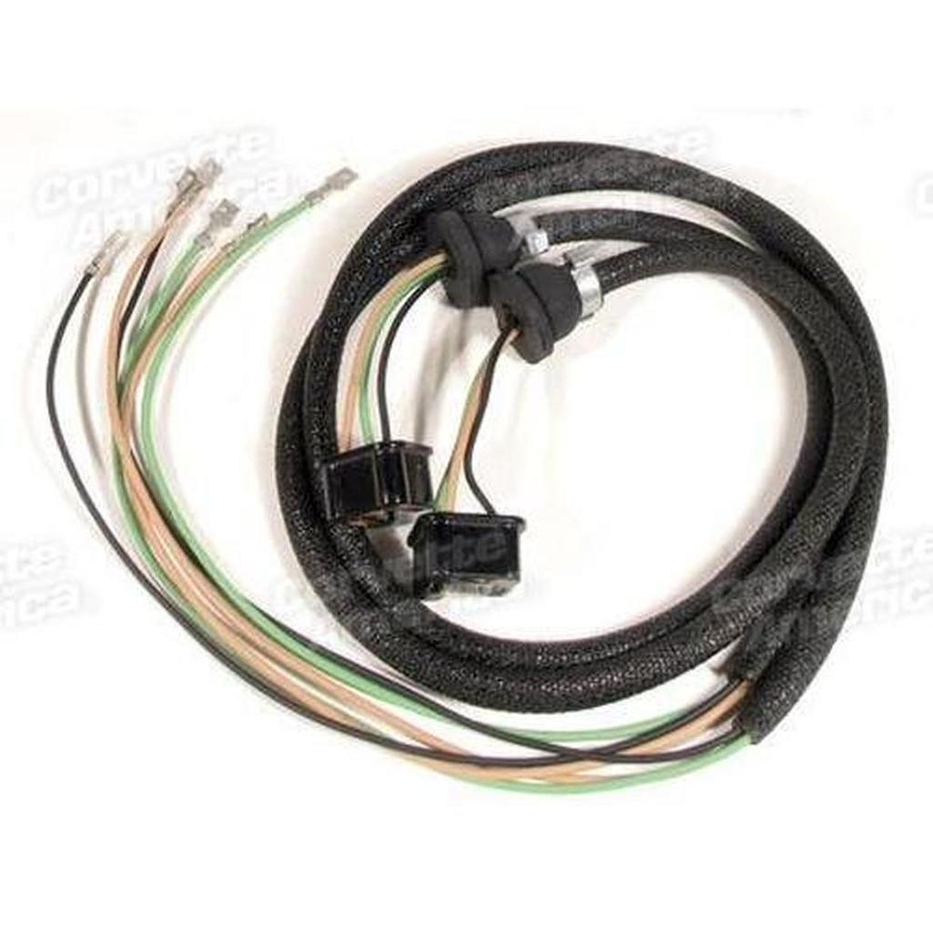 Corvette Harness. Headlight Bucket Extensions 2 Piece: 1955-1957