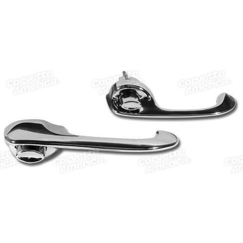 Corvette Door Handle Assemblies. Outside (Trim Parts): 1965-1967