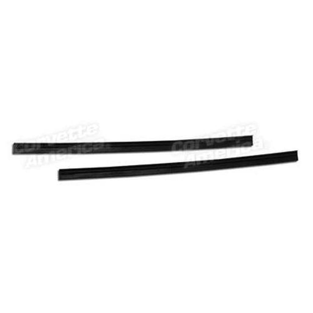 Corvette Weatherstrip. Door Coupe Vent Rear: 1963-1967