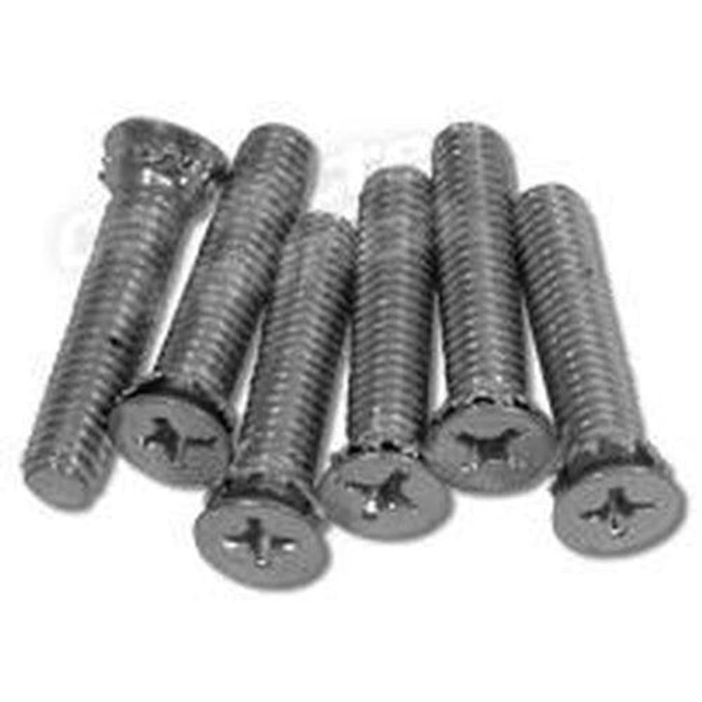 Corvette Door Striker Screw Set. 6 Piece: 1963-1967