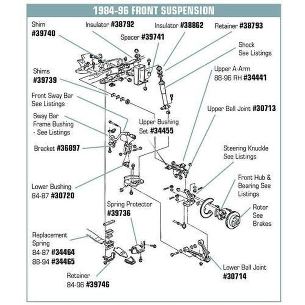 Corvette Hub - Front Wheel: 1986-1991