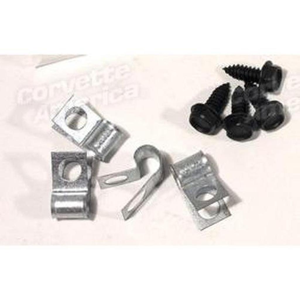 Corvette Fuel Line Clips. 8 Piece Set: 1963-1966