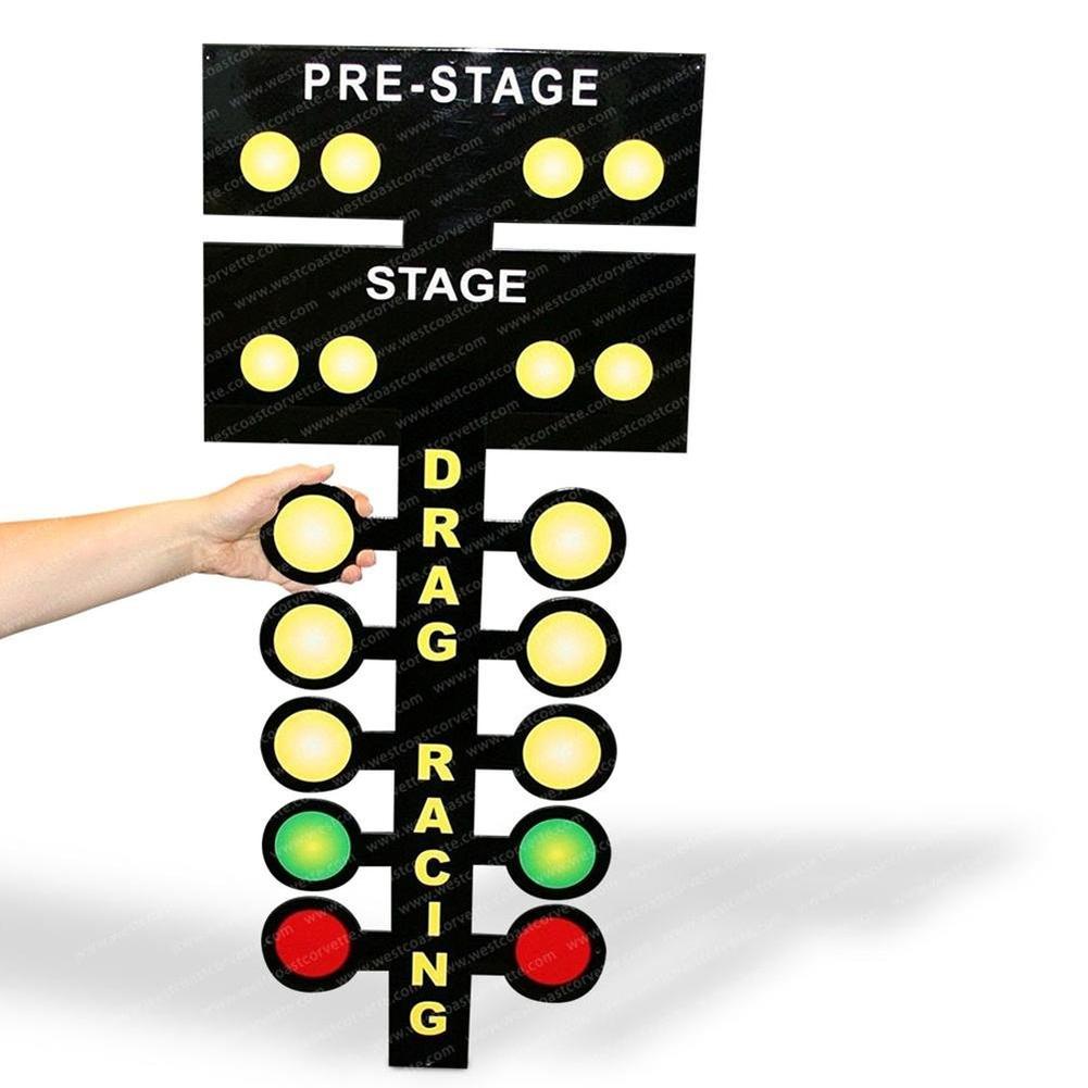 Triple Tree Drag Racing Metal Sign - DRAG STRIP - 35" x 15"