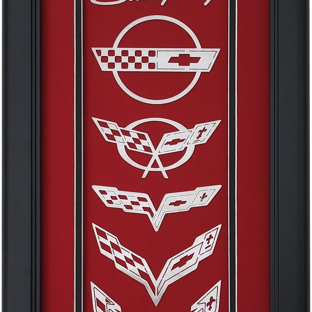 C1-C8 Corvette Emblem Shadow Box