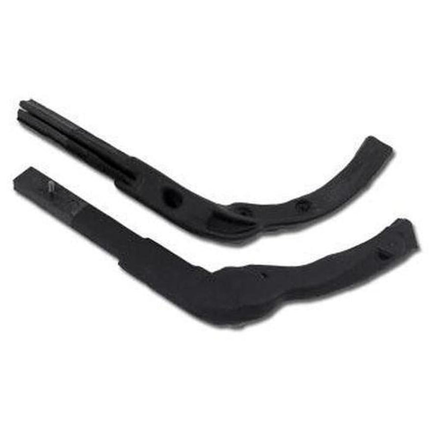 Corvette Weatherstrip. Convertible Top Header Extensions: 1963-1967
