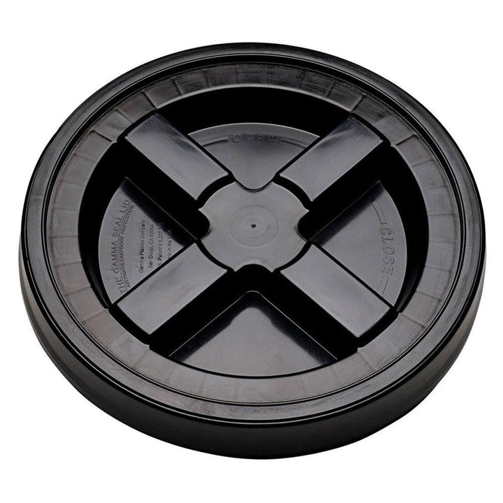 Black Gamma Seal Lid for 3.5, 5, 6 & 7 Gallon Plastic Buckets