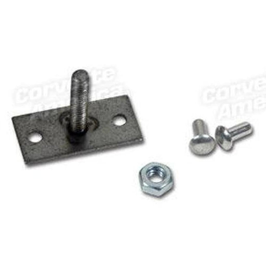 Corvette Park Brake Cable Clamp T-Bolt & Nut.: 1964-1966