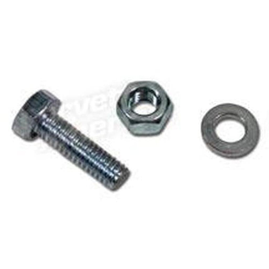 Corvette Cable Clamp Nut, Bolt & Lockwasher. On Frame: 1964-1966