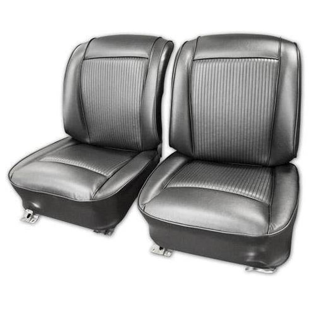 Corvette Vinyl Seat Covers. Black: 1961