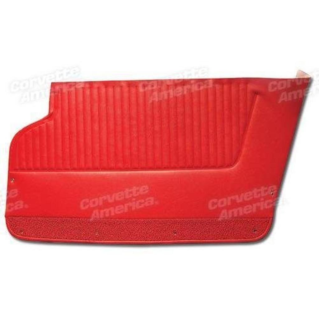 Corvette Door Panels. Red: 1963-1964