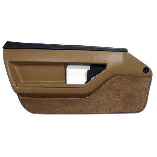 Corvette Door Panel. Saddle Deluxe Convertible LH: 1988-1989
