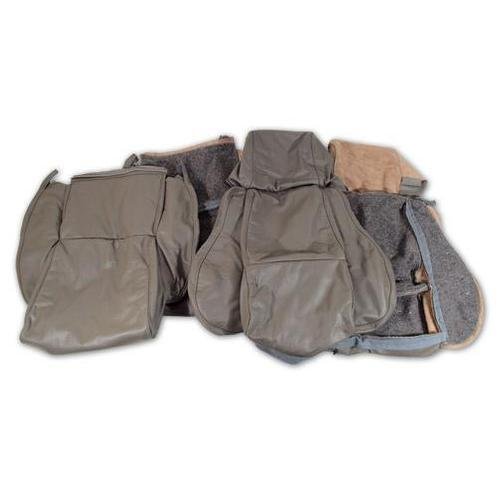 Corvette Leather Seat Covers. Gray Standard: 1988