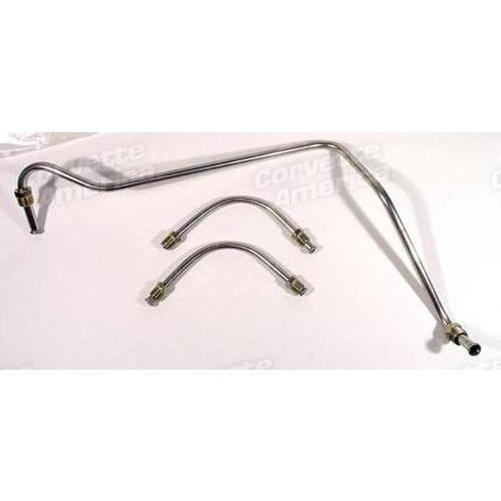 Corvette Gas Line. Stainless Steel - Pump To Carburetor LT1: 1970-1972