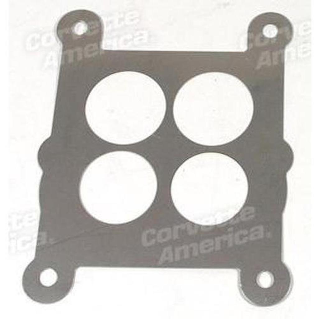Corvette Carburetor Baffle Plate. 300 HP Stainless Steel: 1962-1965