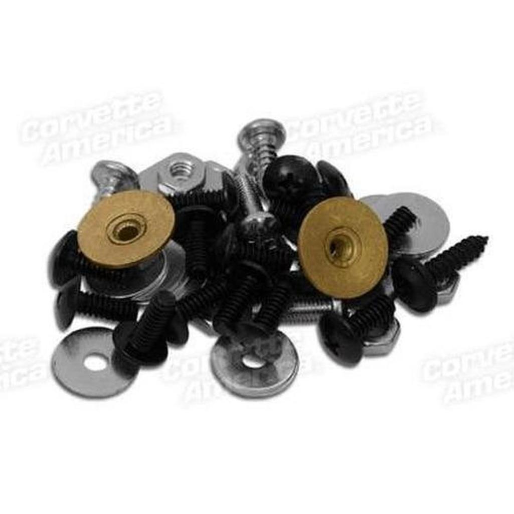 1968-1975 Corvette C3 Weatherstrip Fastener Kit - Convertible Top 50 Piece