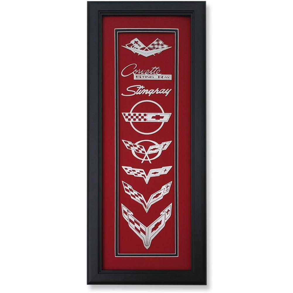 C1-C8 Corvette Emblem Shadow Box