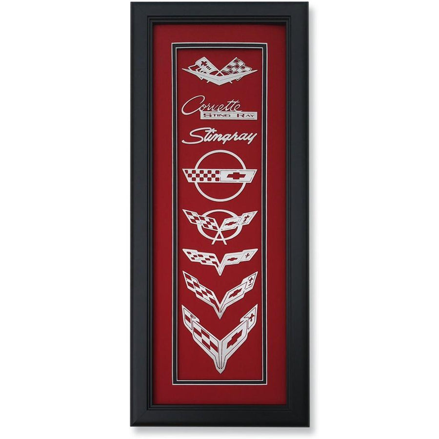 C1-C8 Corvette Emblem Shadow Box