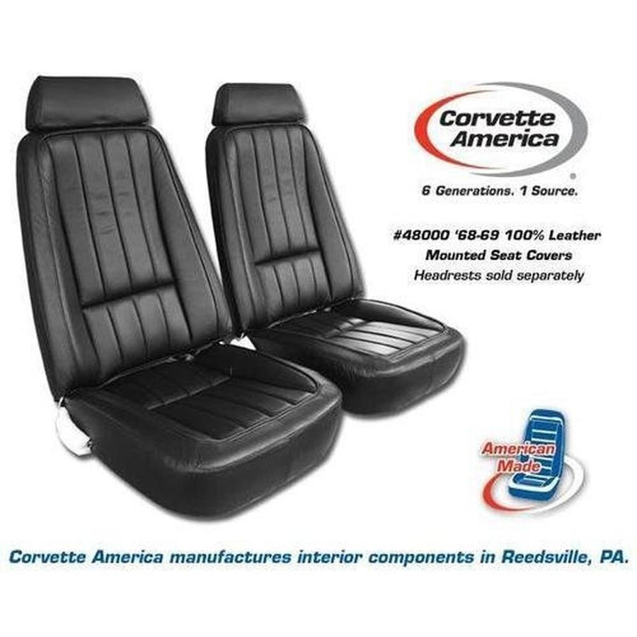 1976 Corvette C3 Mounted Seat Covers - Vinyl