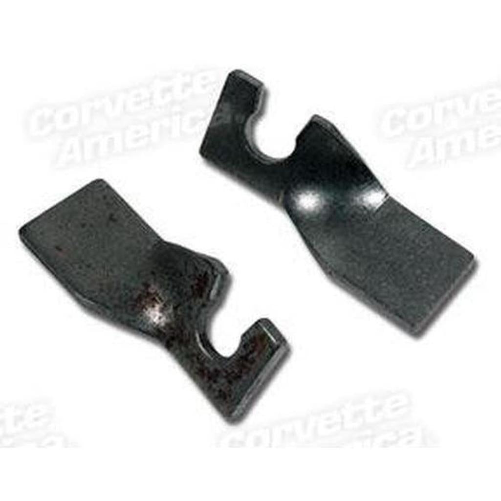 Corvette Park Brake Cable Brackets. Rear On Trailing Arm: 1965-1967