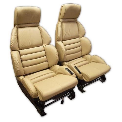 Corvette Leather Seat Covers. Beige Sport: 1992