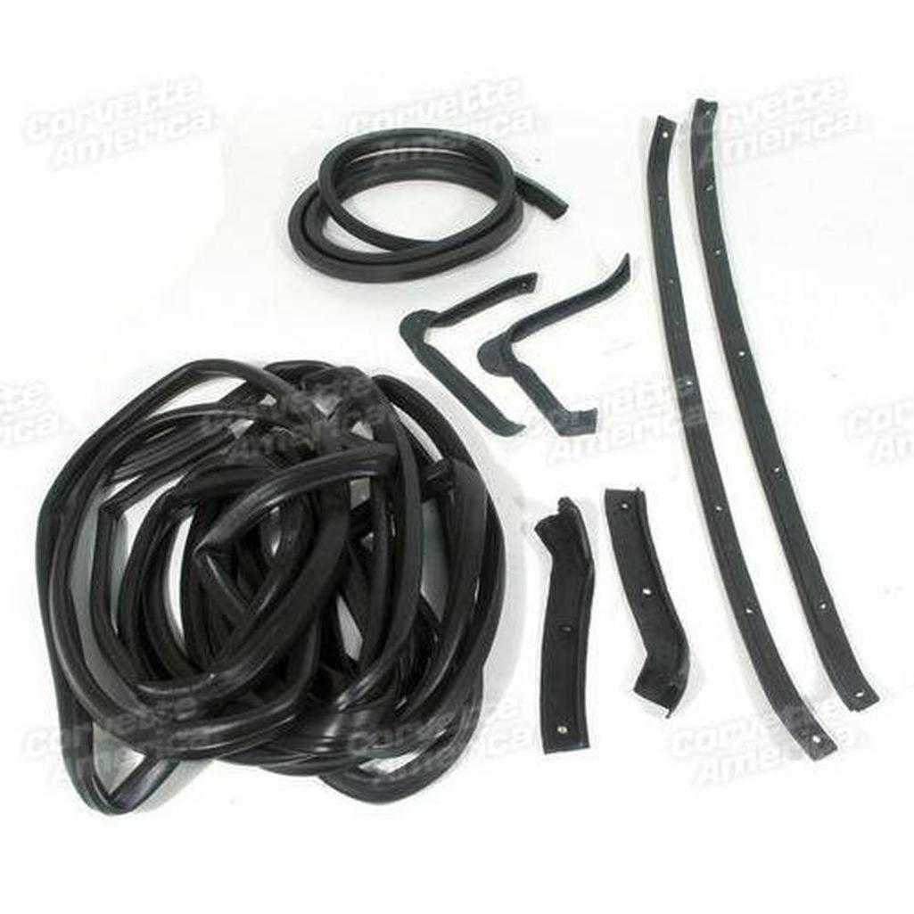 Corvette Weatherstrip Kit. Body Coupe 9 Piece - Import: 1963-1967 ...