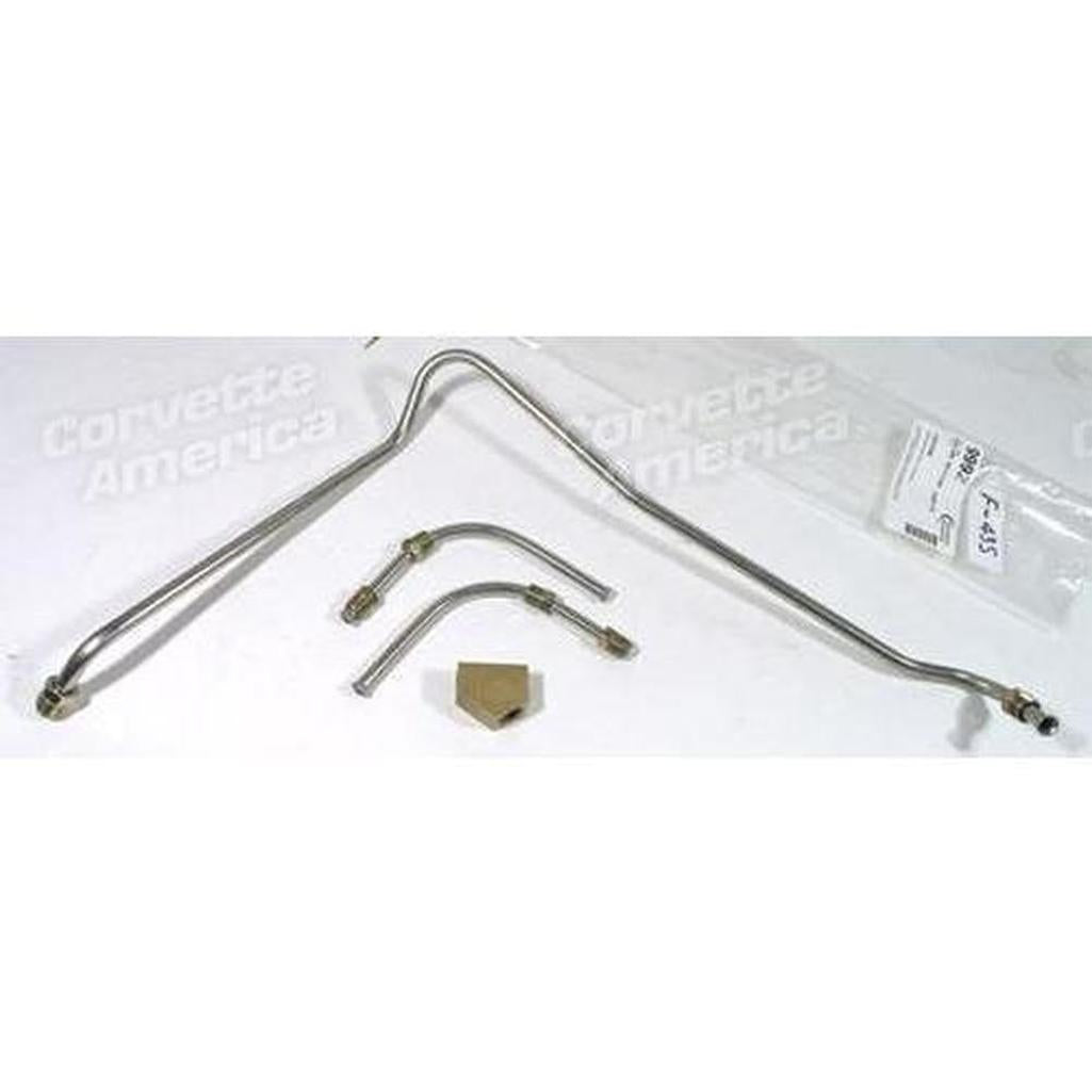 Corvette Gas Line. Stainless Steel - Pump To Carburetor L88: 1967-1969