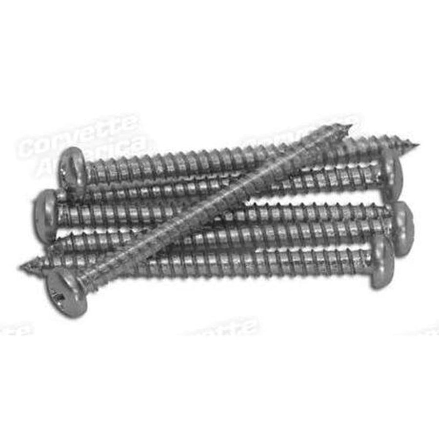 Corvette Taillight Lens Screws. 8 Piece Set: 1975-1979