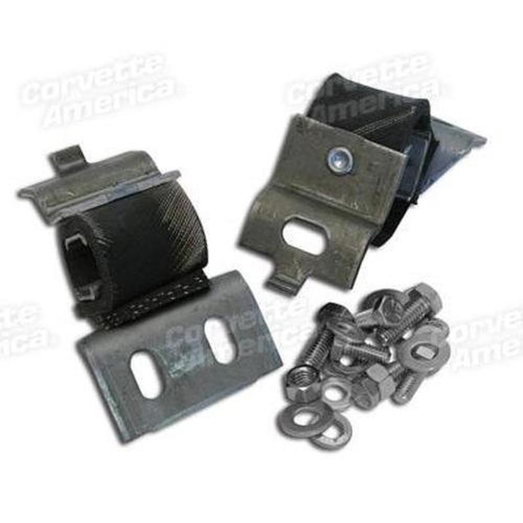 1968-1972 Corvette C3 Muffler Hangers - W/Mounting Hardware