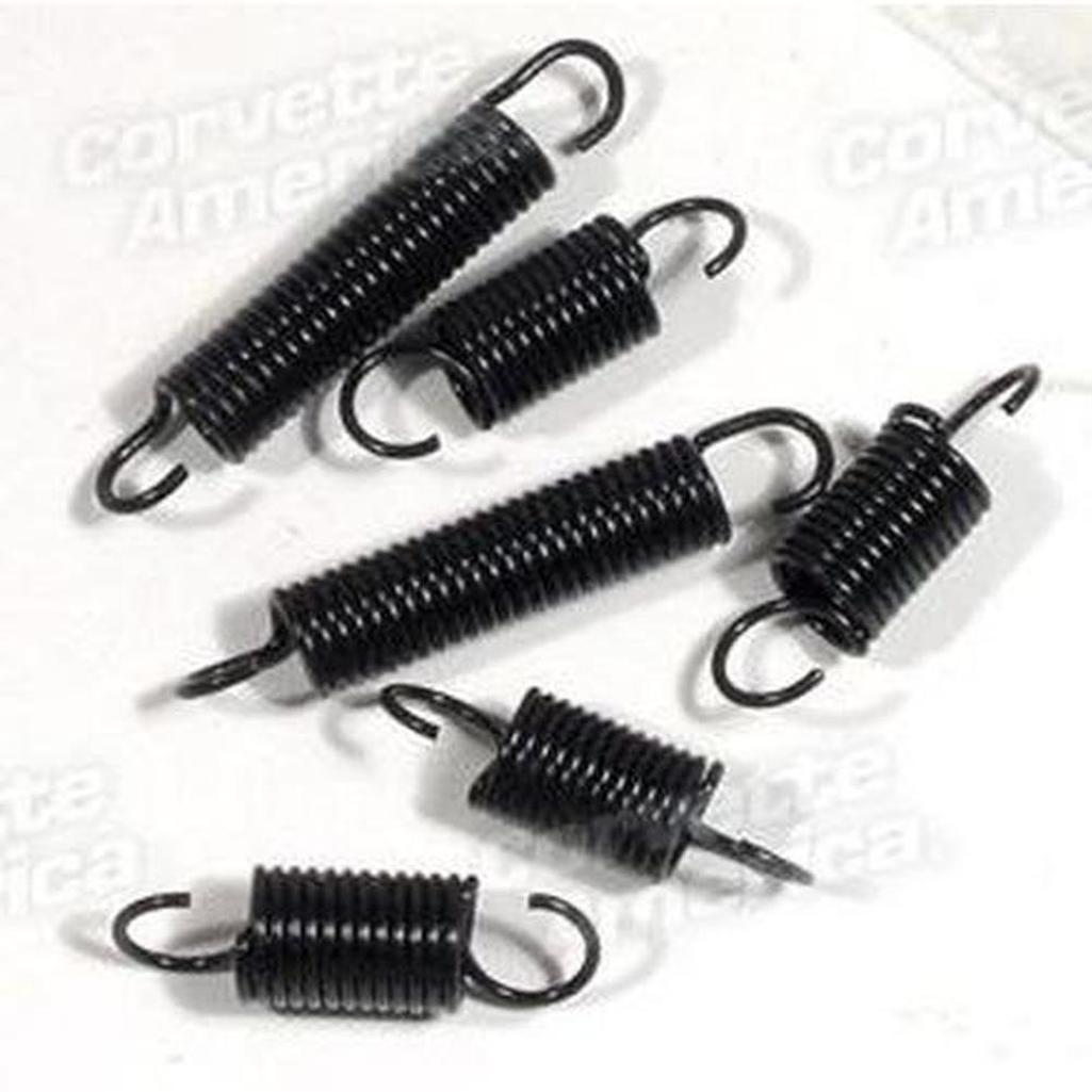 Corvette Seat Adjuster Handle Return Spring. 6pc: 1963