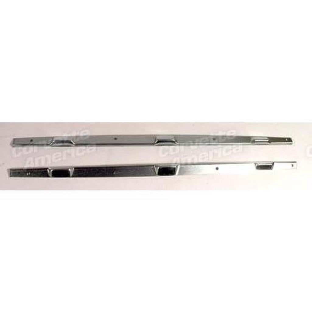 Corvette Outer Door Reveal Molding Retainers.: 1956-1958