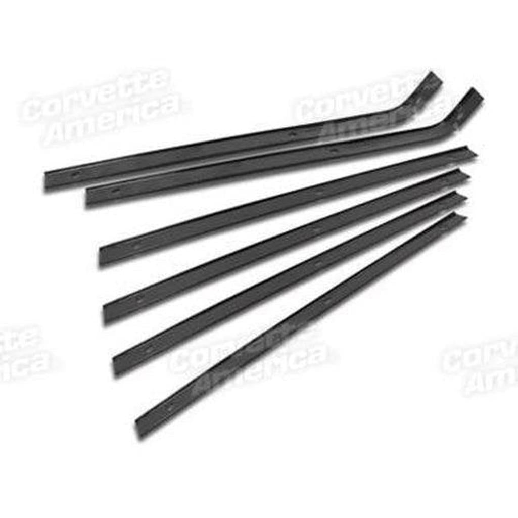Corvette Weatherstrip Retainer Kit. Convertible Top 6 Piece: 1956-1962