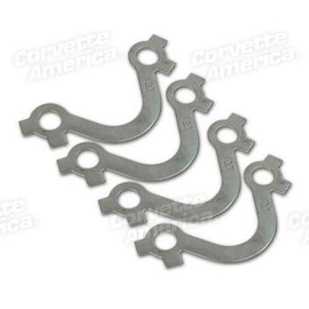 Corvette Exhaust Manifold Lock Set. 327 Stainless Steel: 1966-1979