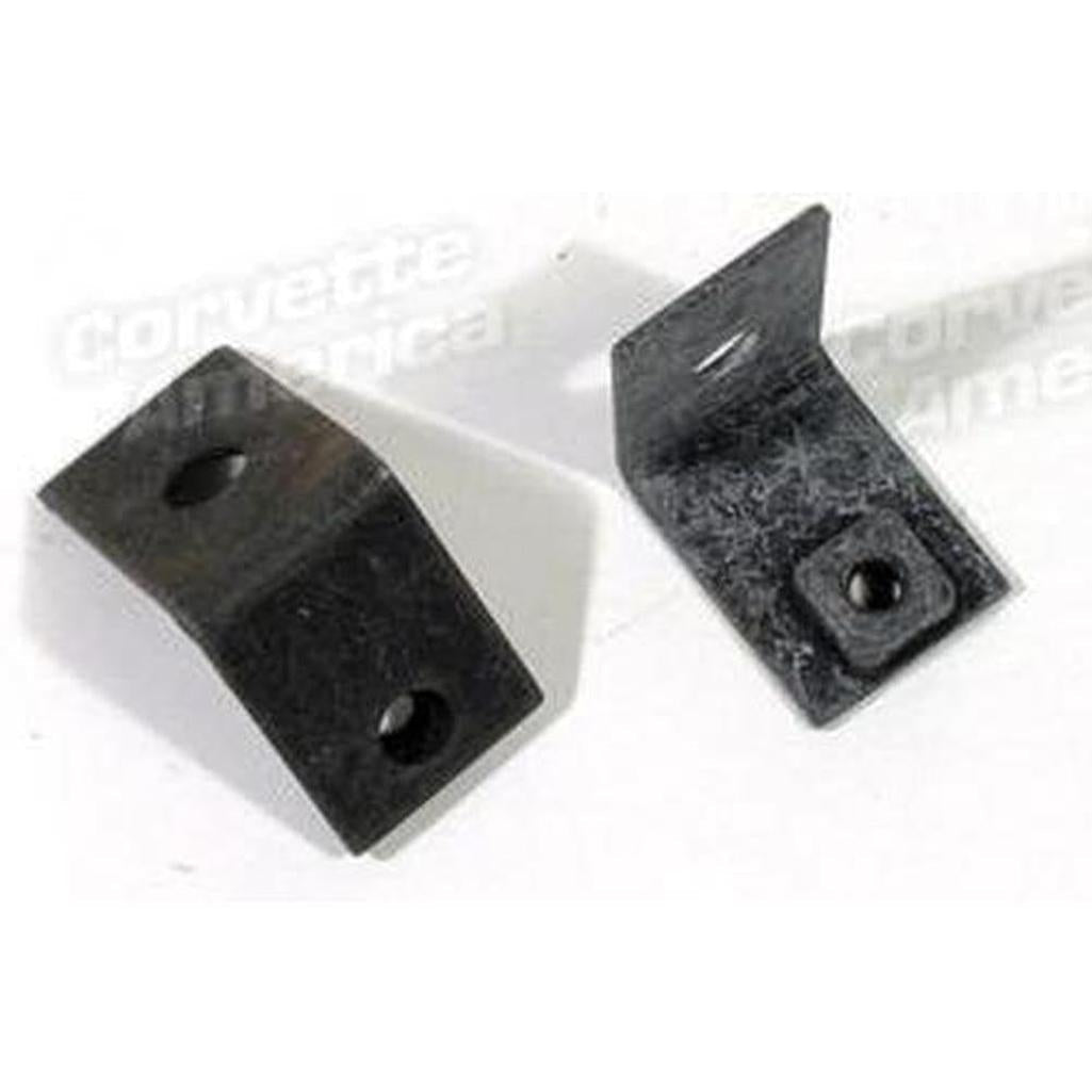 Corvette Headlight/Nose Support Rod Brackets.: 1963-1965