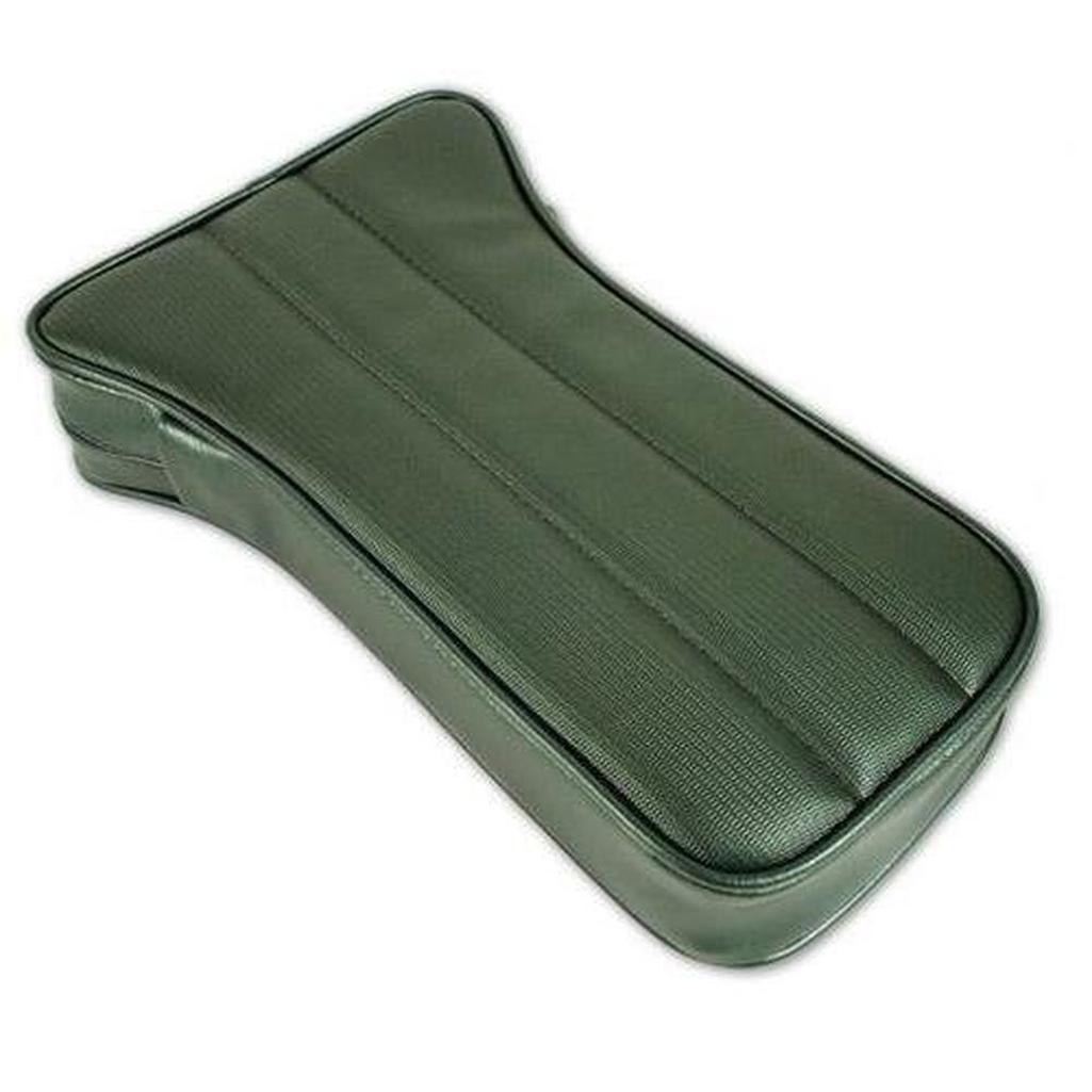 Corvette Center Armrest. Green Vinyl: 1970