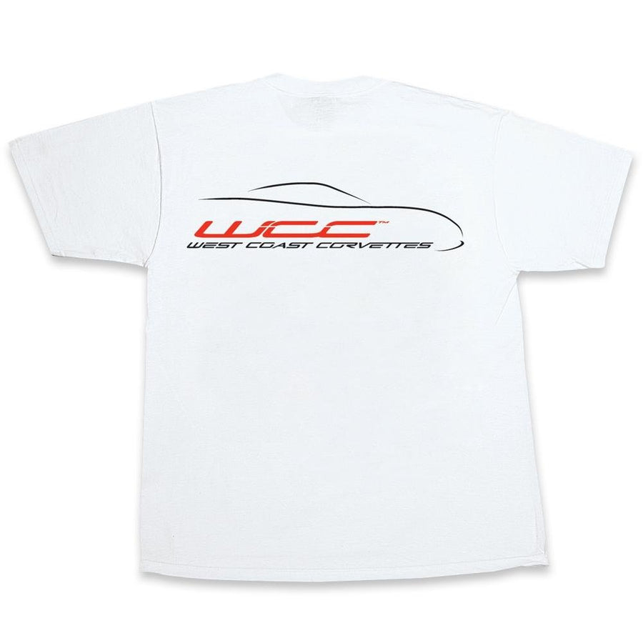 Corvette T-Shirt West Coast Corvette : White