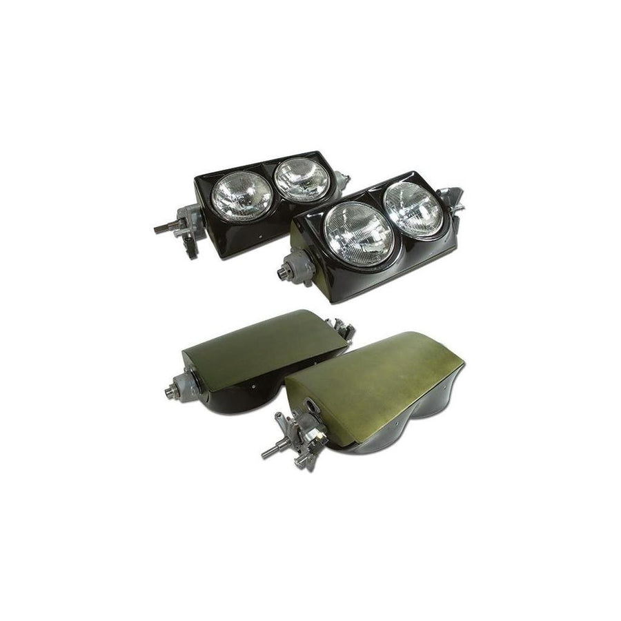 Corvette Headlight Assembly. LH & RH: 1963-1967