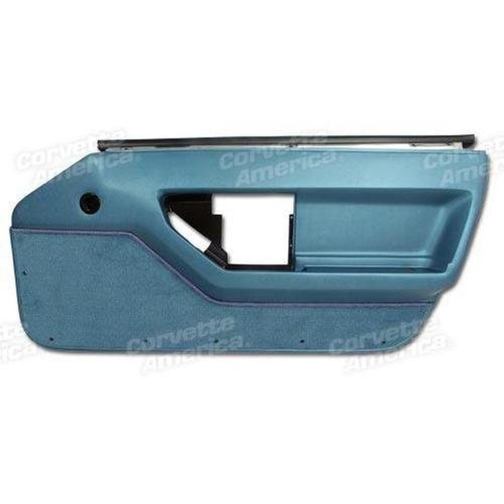 Corvette Door Panel. Blue RH: 1986-1989
