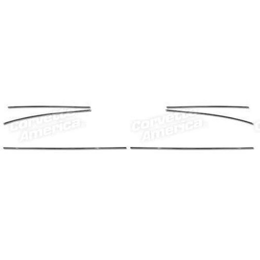Corvette Door Panel Trim. 6 Piece Set: 1962