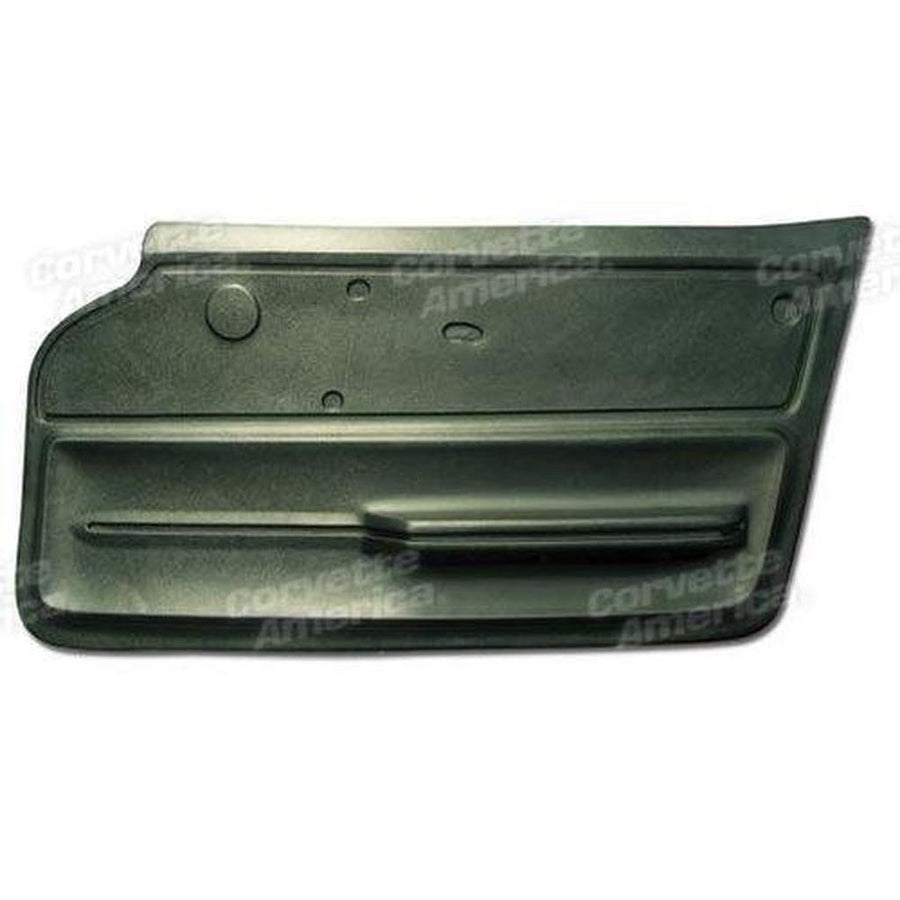 Corvette Door Panel. Green Convertible With Felt RH: 1965-1966