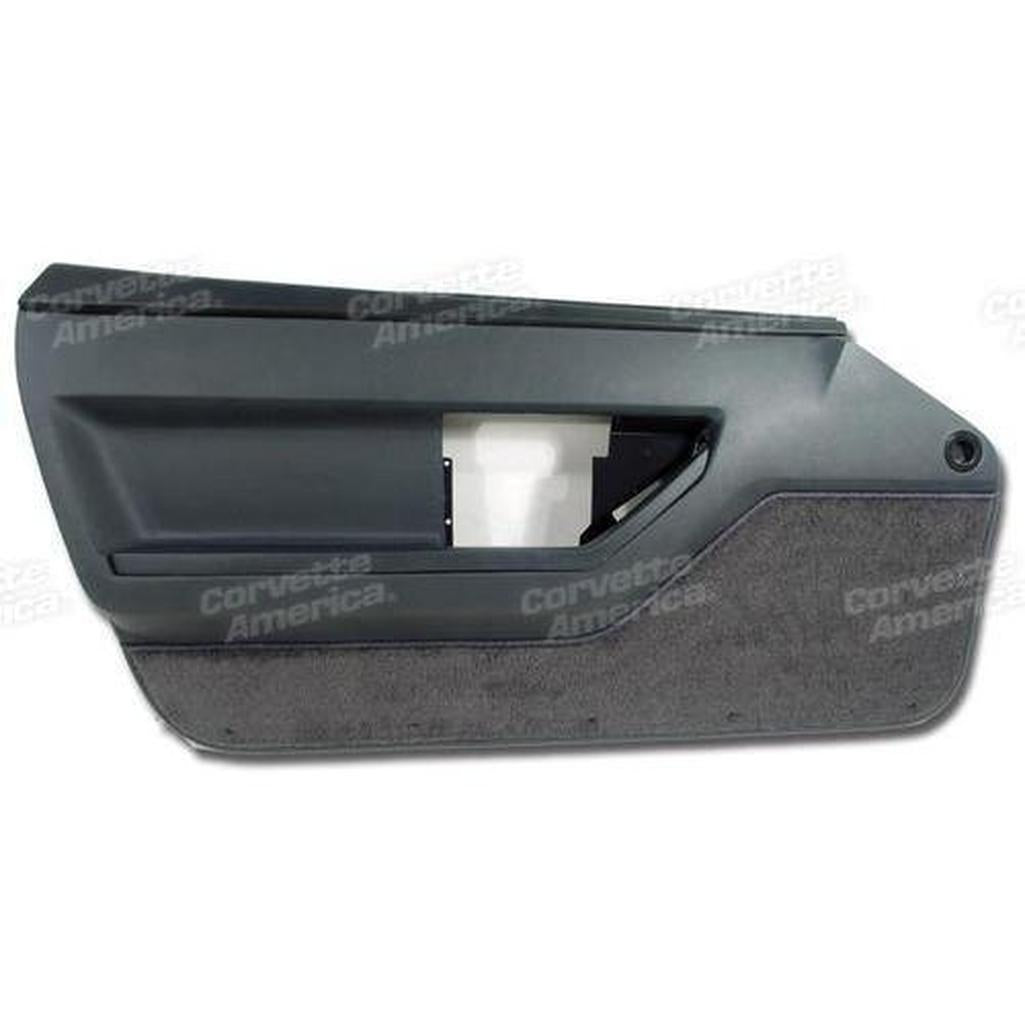 Corvette Door Panel. Graphite Deluxe Convertible LH: 1986-1987