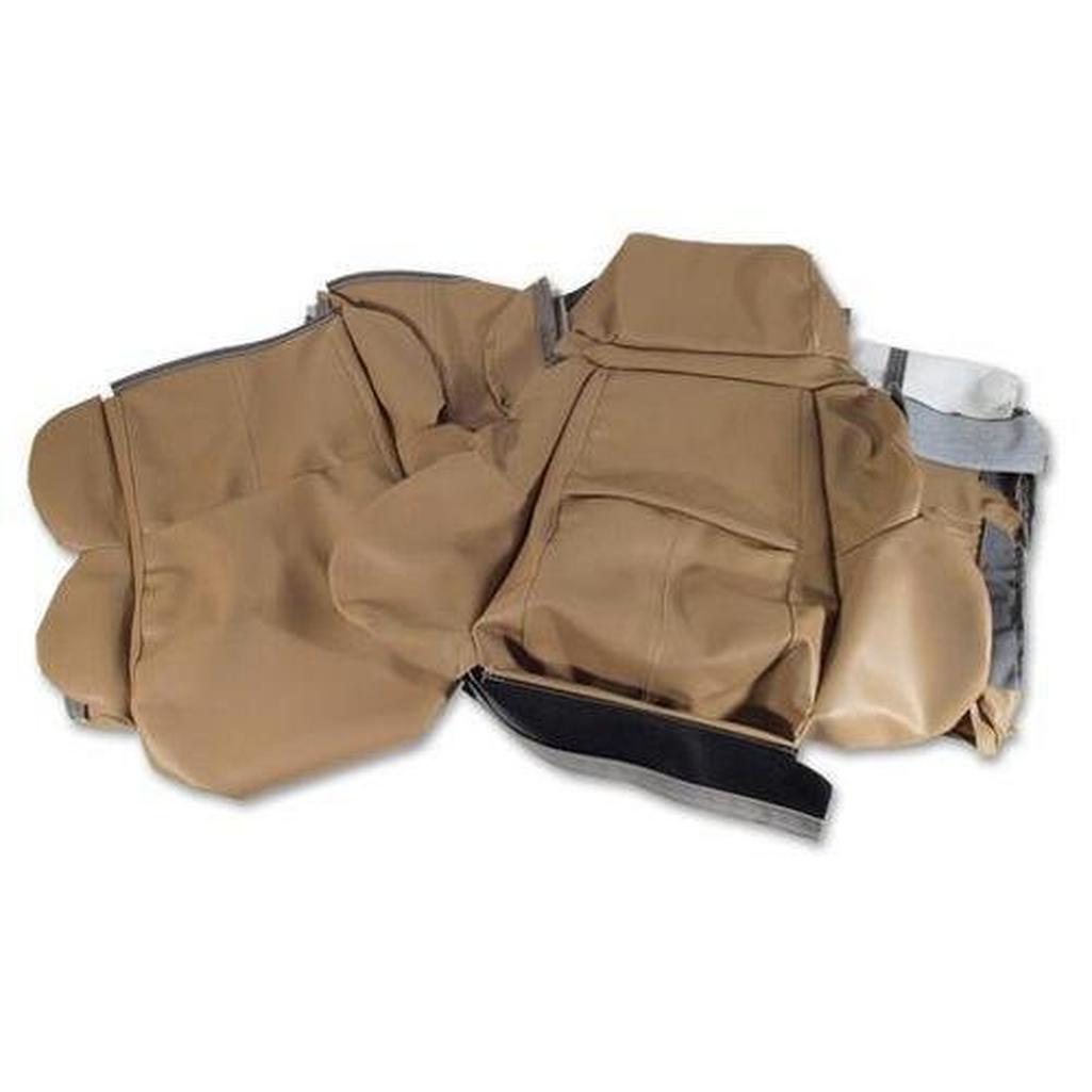 Corvette Leather Like Seat Covers. Gray Standard: 1989