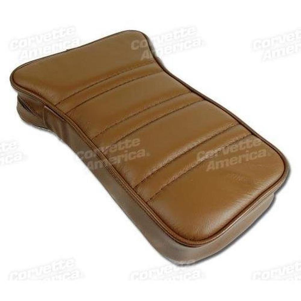 1973 Corvette C3 Center Armrest - Dark Saddle Leather