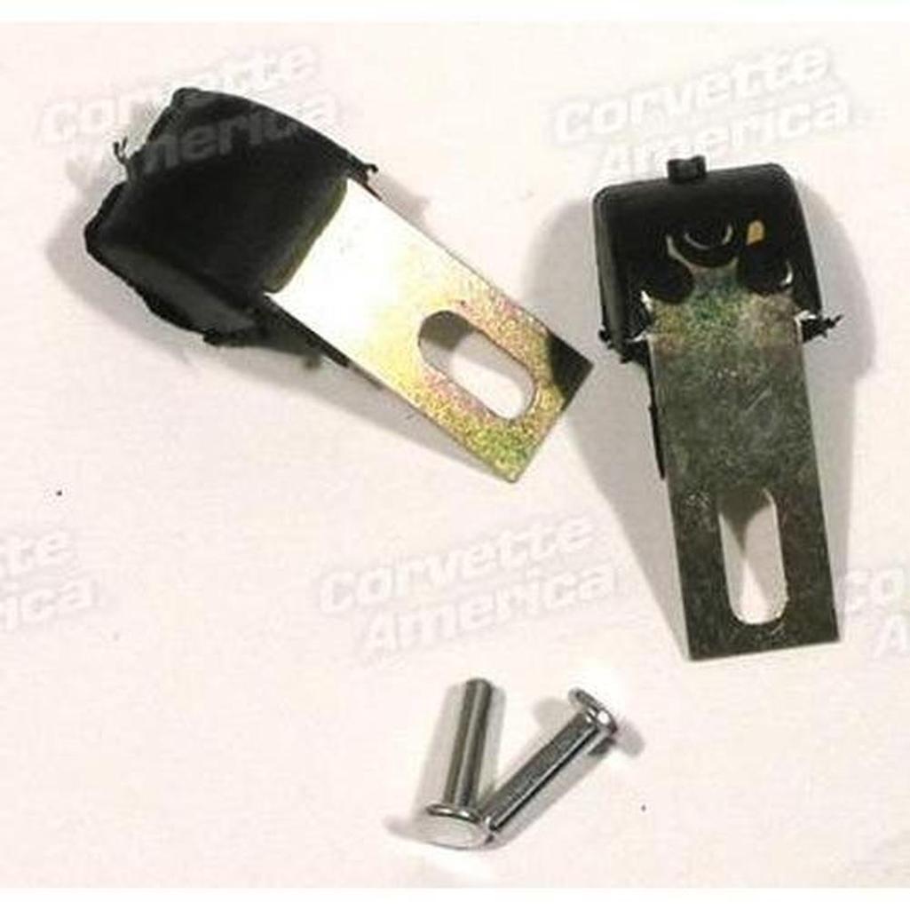 Corvette Window Stops. Upper W/Rivets (Door): 1956-1958