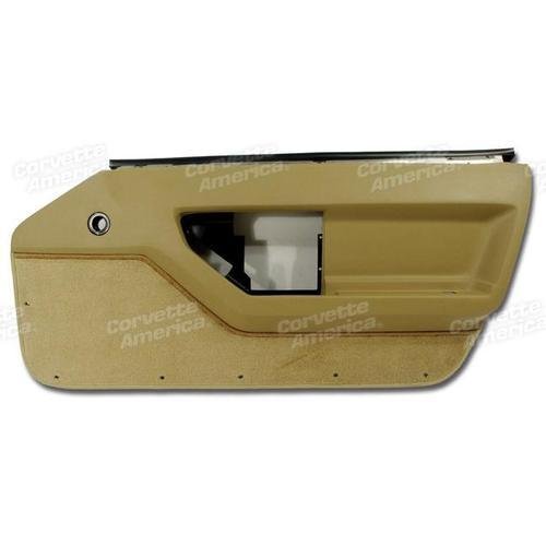 Corvette Door Panel. Saddle RH: 1984-1987