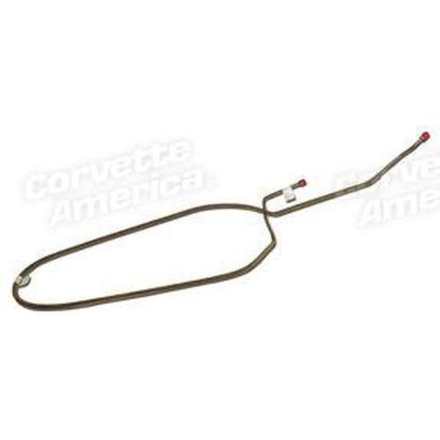 Corvette Brake Line. Pressure Valve To Left Rear Block - Non Power Brake: 1967