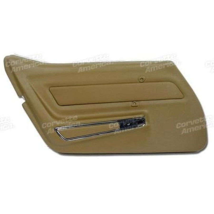 Corvette Door Panel. Saddle With Trim LH: 1969