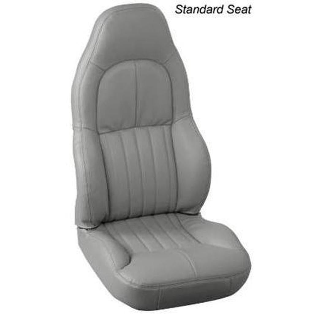 1997-2004 Corvette C5 Seat Covers - OEM Style Leather - Solid Colors (C5 & Z06)